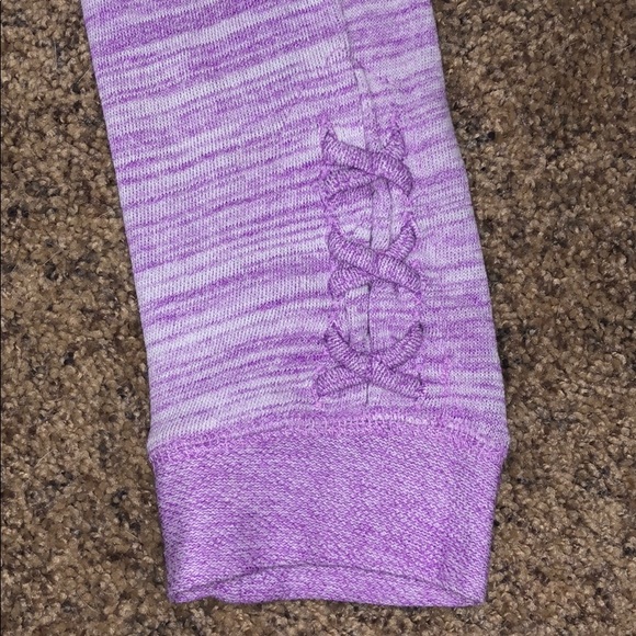 Girls Purple Corgi Dog Jogger Pants